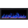 LED Wand elektrischer Kamin / elektrischer Einsatz ROYAL 42 "AFLAMO