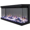 LED elektrischer Kamin - SUPERB 60 ''