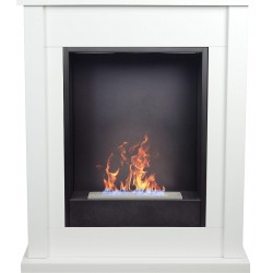 Biokominek POKER biały klasyczny - AFLAMO