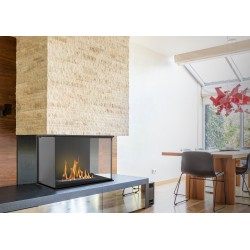 Trójstronny biokominek LARES 60 cm - Aflamo