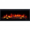ROYAL 3D 100 cm, Kominek elektryczny ścienny i do zabudowy AFLAMO