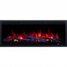 ROYAL 3D 100 cm, Kominek elektryczny ścienny i do zabudowy AFLAMO