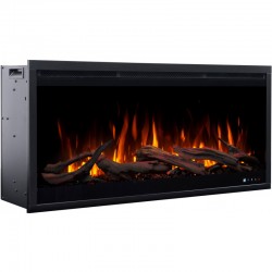 ROYAL 3D 160 cm, Kominek elektryczny ścienny i do zabudowy AFLAMO