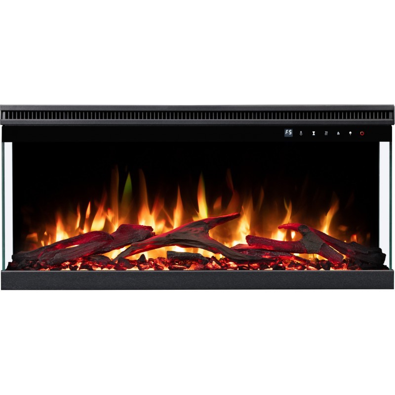 Unique PRO 80 cm, Kominek elektryczny LED do zabudowy AFLAMO