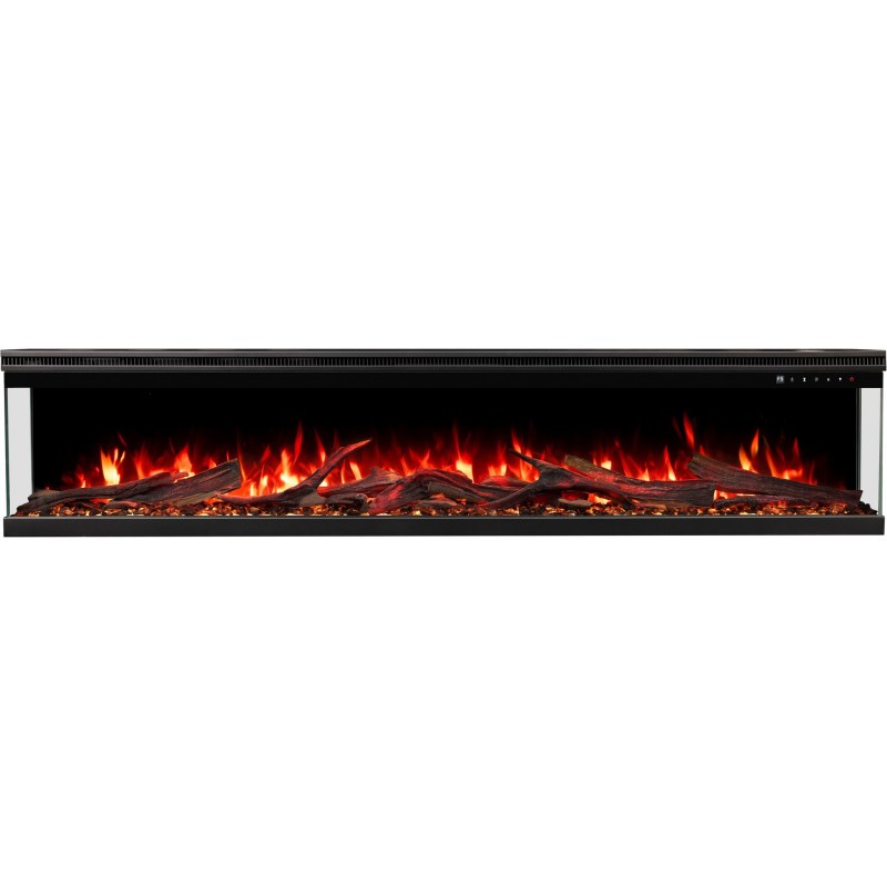 Unique PRO 180 cm, Kominek elektryczny LED do zabudowy AFLAMO