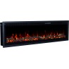 REGAL, Kominek elektryczny LED ścienny i do zabudowy EmotionFlame z Dźwiękiem